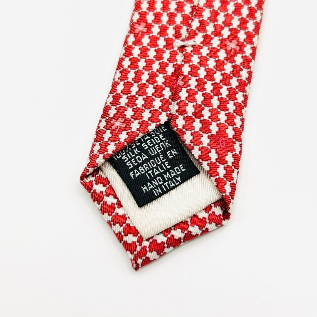 ✨美品✨CHANEL ココマーク　チェーン　桜　サクラ　高級シルク　ネクタイ