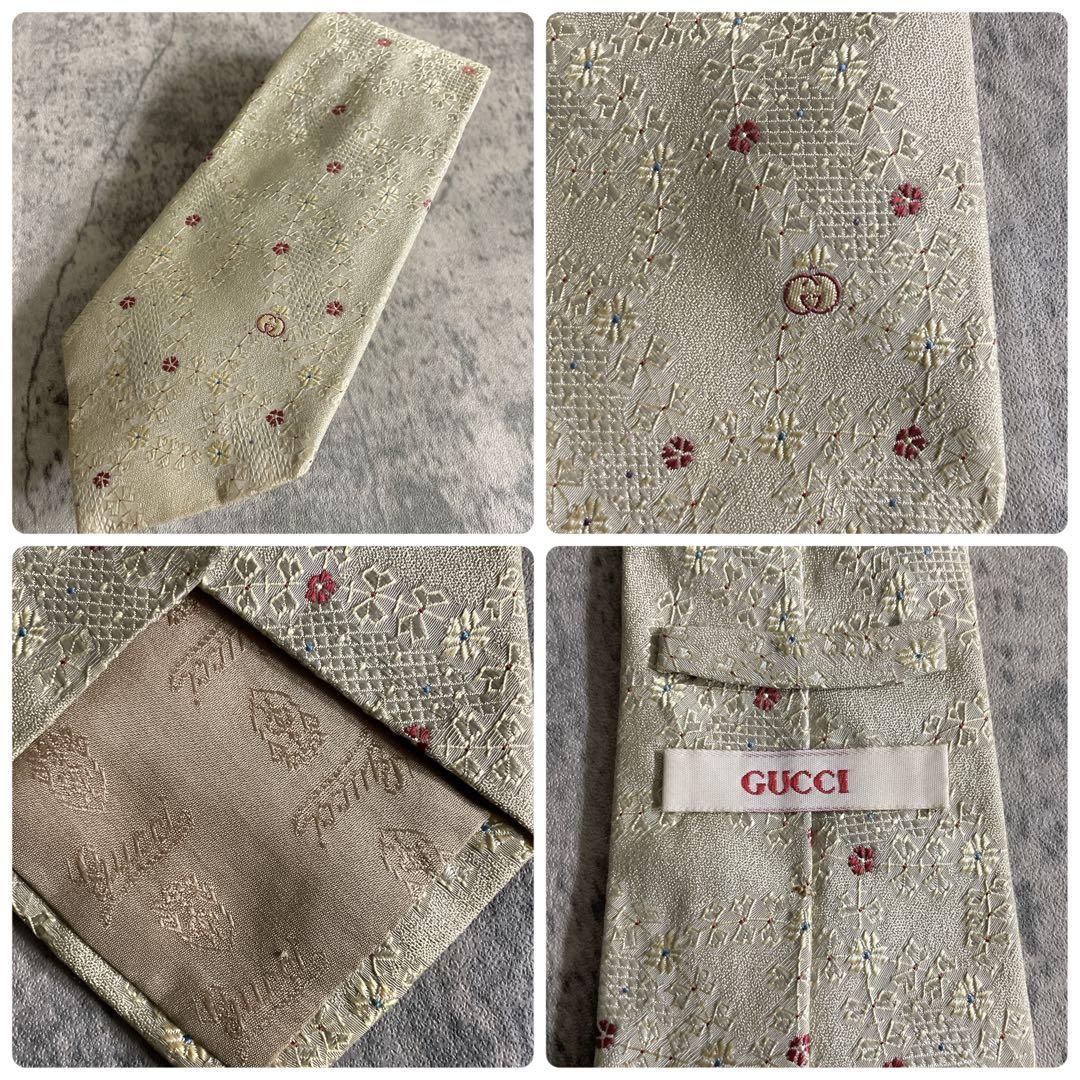 未使用 オッドベスト OLD GUCCI オールドグッチ ネクタイ 濃紺 スーツ