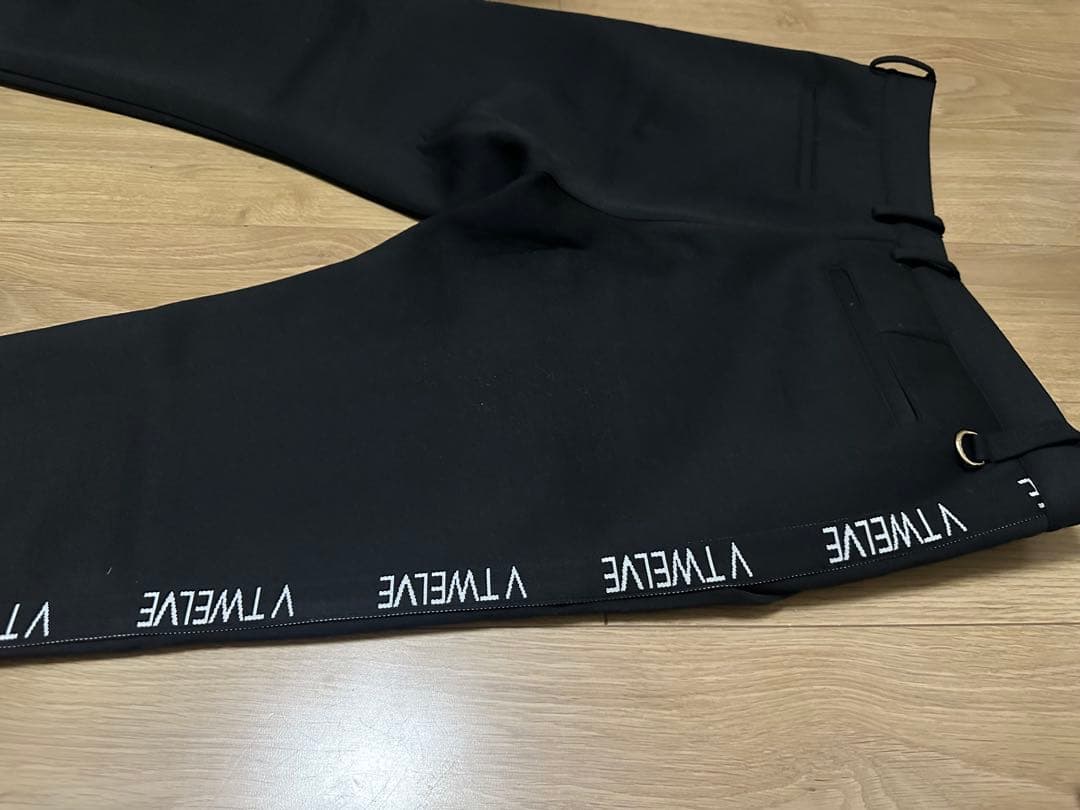 Vtwelve ヴィトゥエルブ ゴルフウェア カジュアルパンツ ブラック