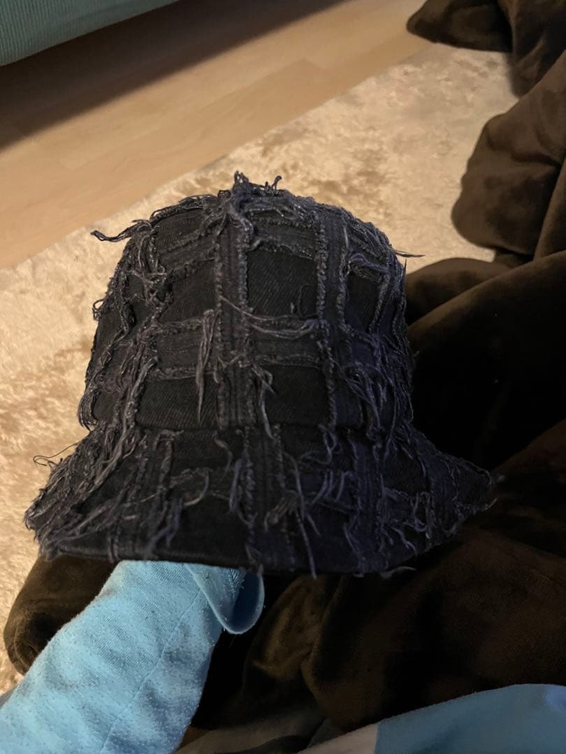 帽子 Supreme Frayed Patchwork Denim Crusher