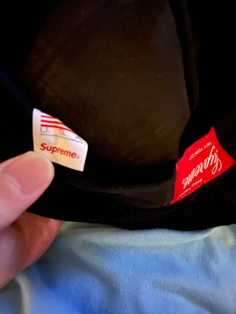帽子 Supreme Frayed Patchwork Denim Crusher