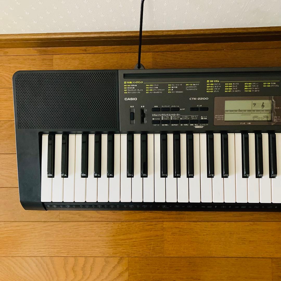 【美品】CASIO CTK-2200 カシオ 電子ピアノ 電子キーボード