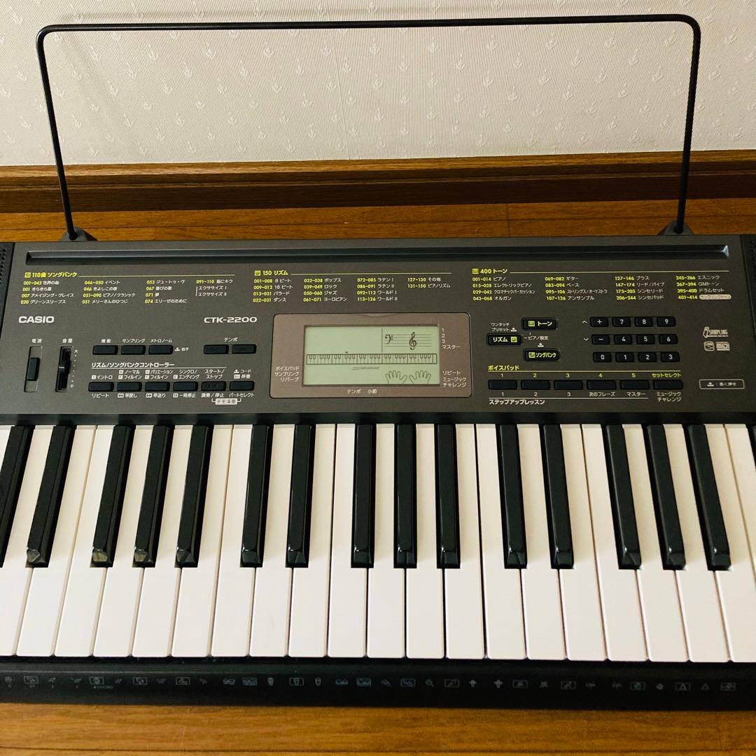 【美品】CASIO CTK-2200 カシオ 電子ピアノ 電子キーボード