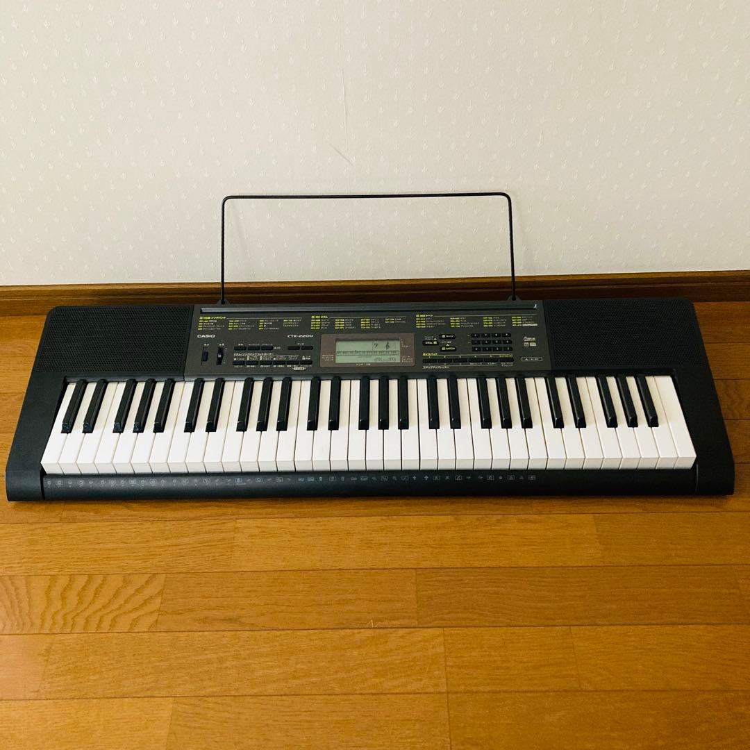 【美品】CASIO CTK-2200 カシオ 電子ピアノ 電子キーボード