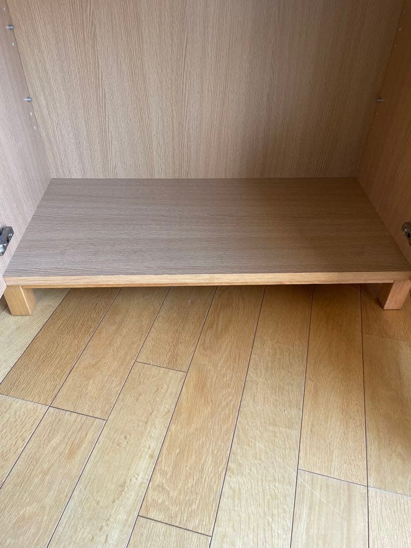無印良品　オーク材キャビネット 3