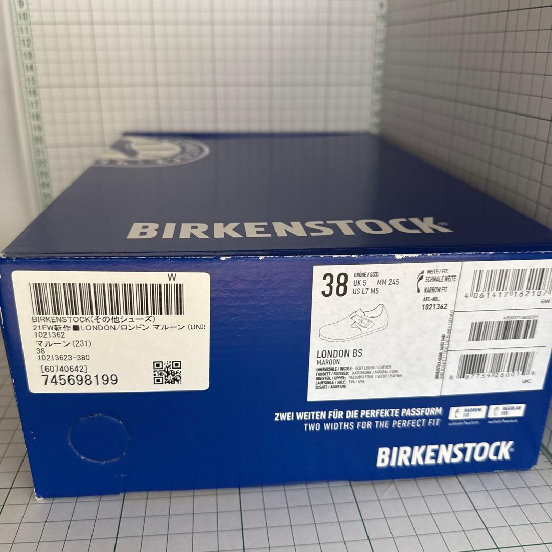 BIRKENSTOCK LONDON BS マルーン 38