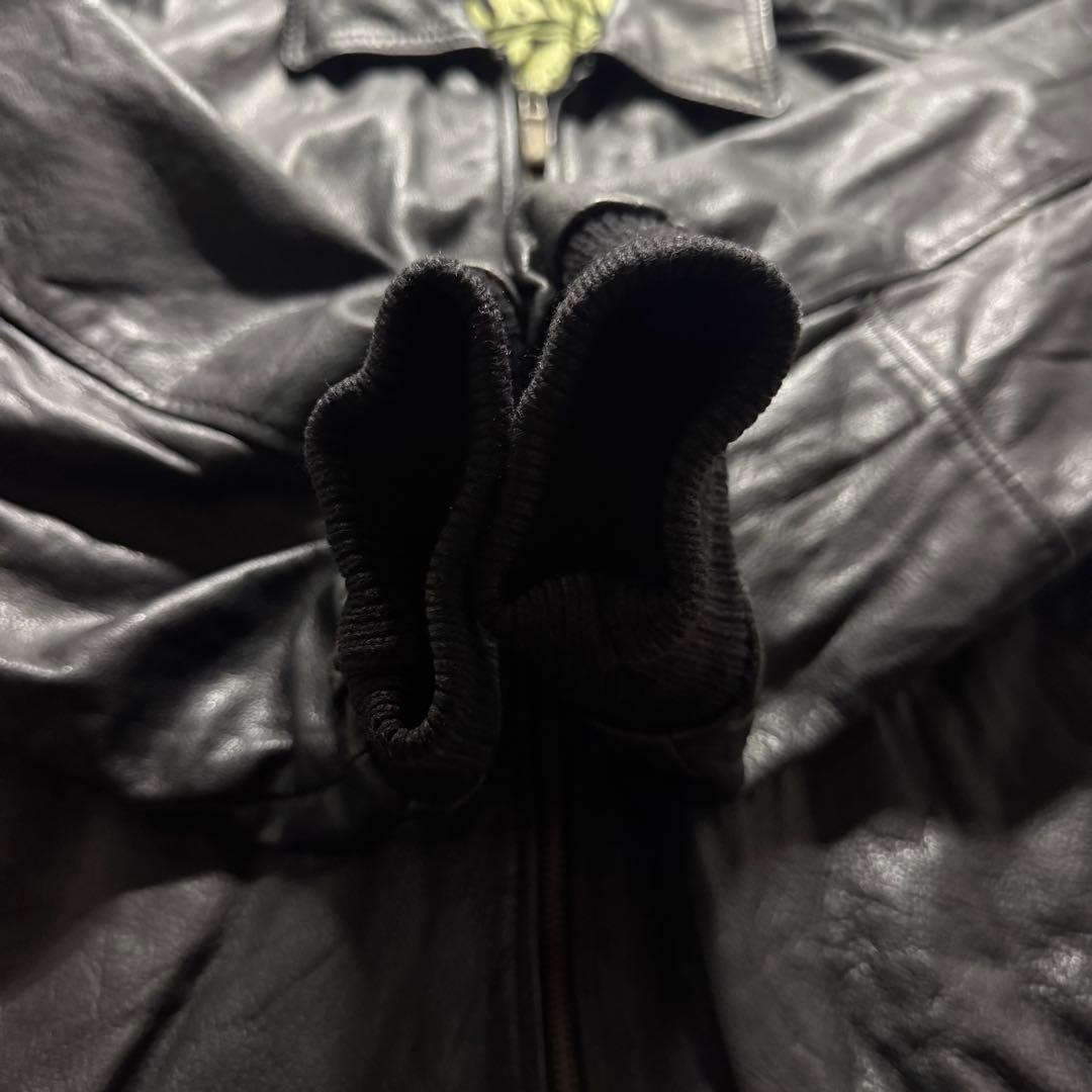 【90s vintage】DAKOTA L フライトジャケット　L 短丈　本革