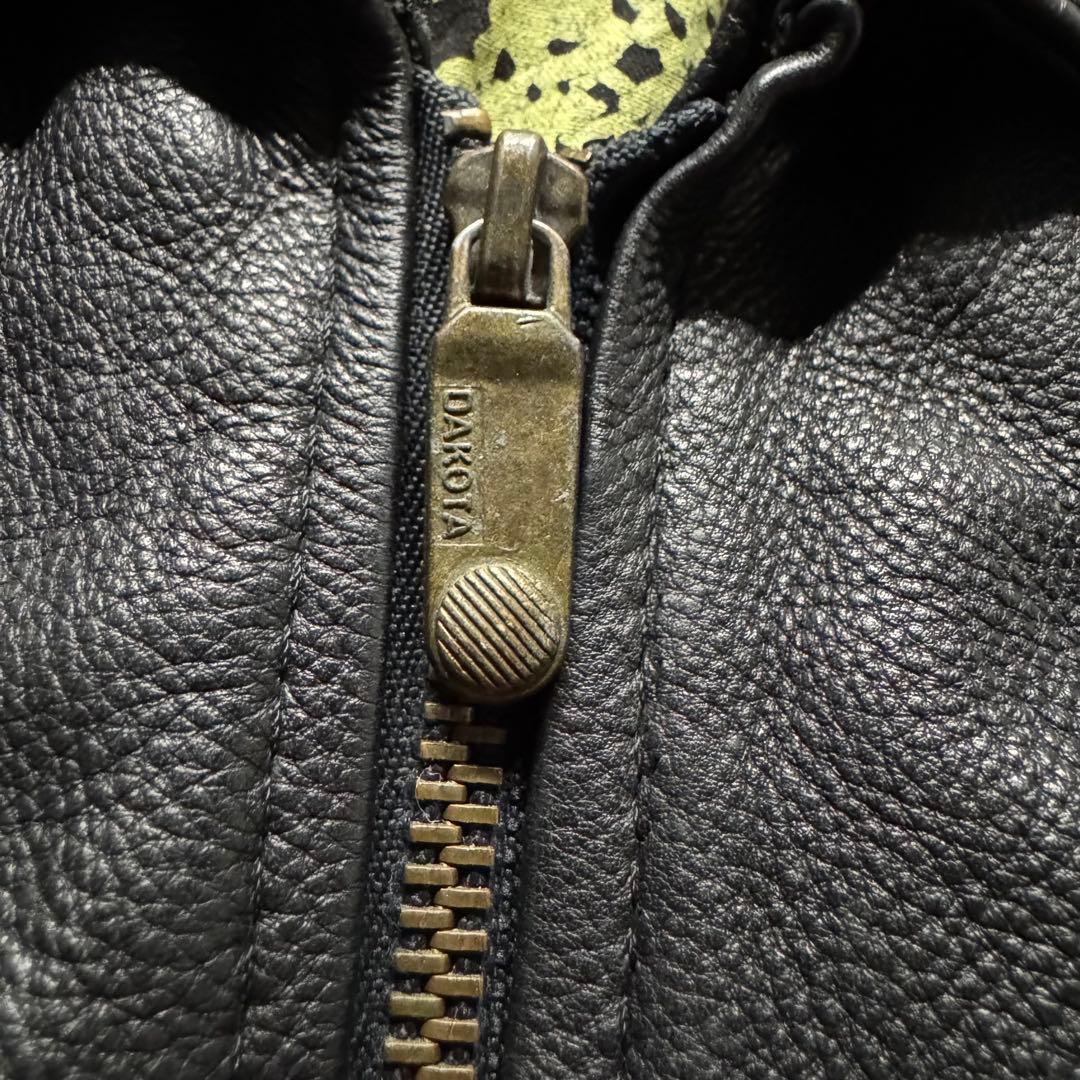 【90s vintage】DAKOTA L フライトジャケット　L 短丈　本革