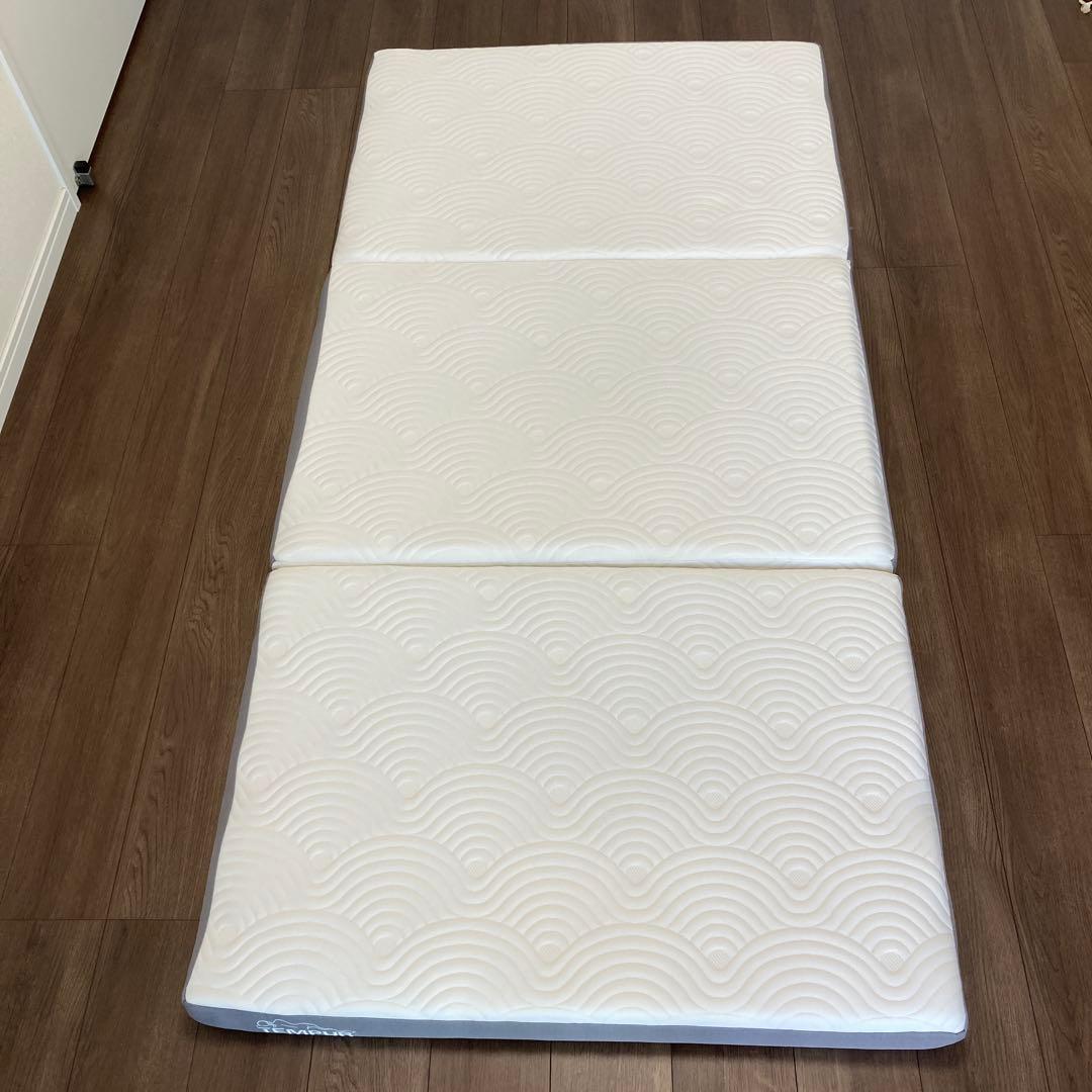 TEMPUR シングル三つ折りマットレス 8cm
