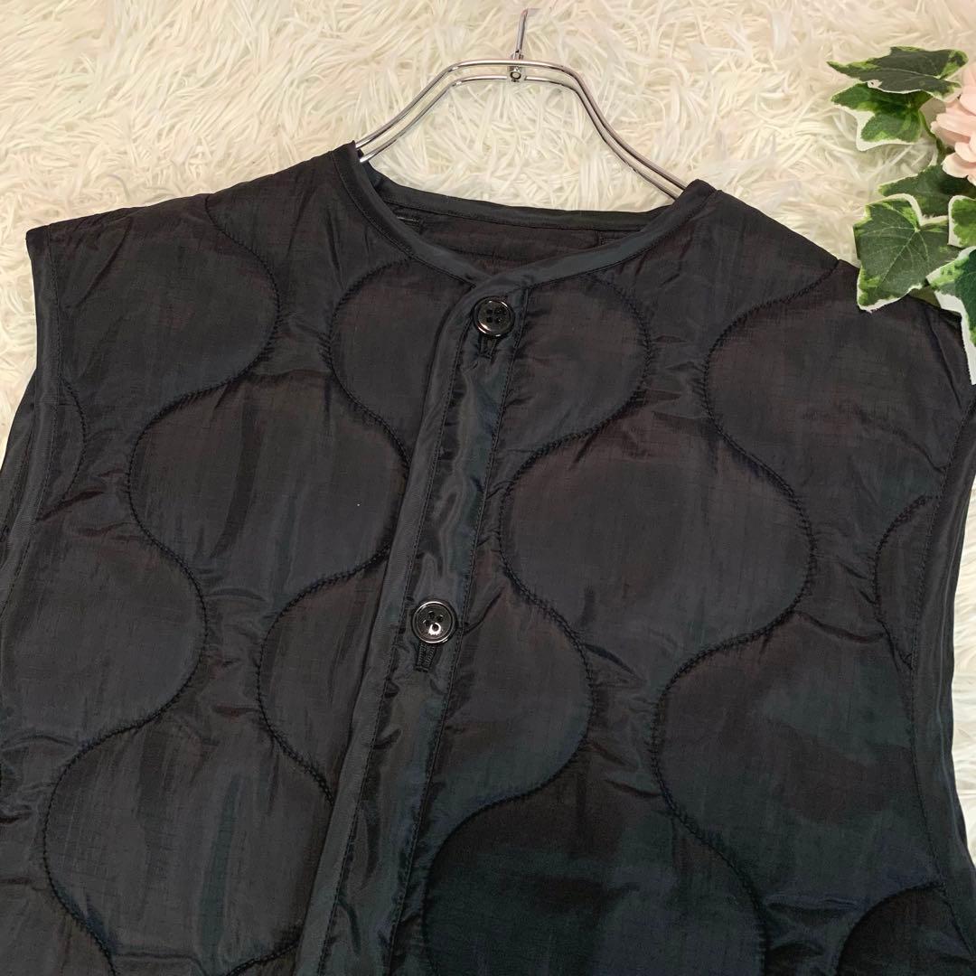 専用♡HYKE【2024年◆QUILTED CROPPED VEST/ベスト】黒