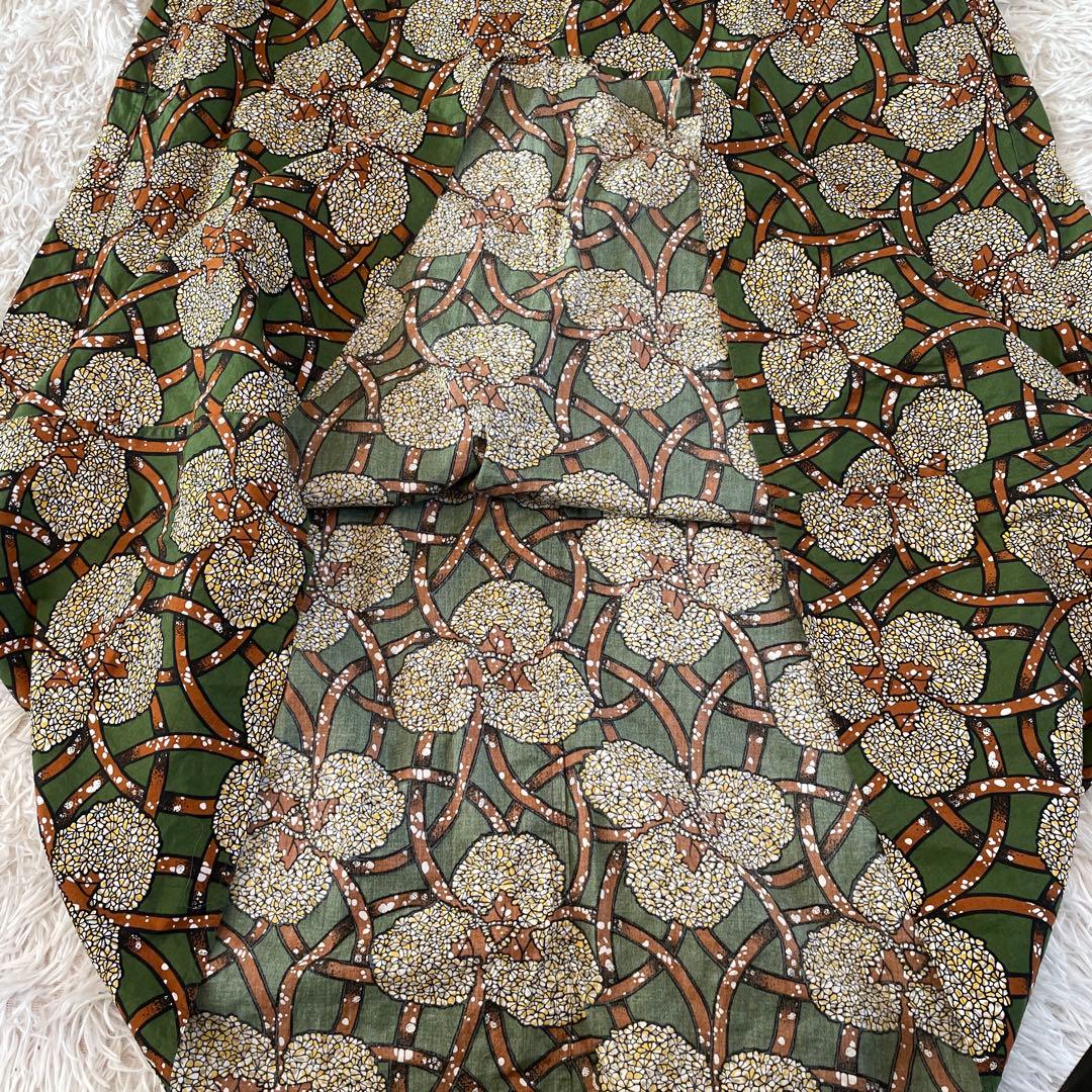 美品　LE GLAZIK（ル グラジック）　総柄　ロングワンピース