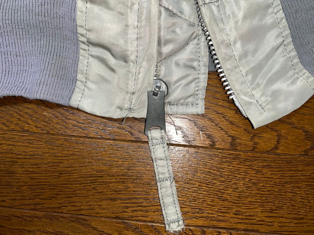 輝*様 ALPHA フライトジャケットCWU-45P シルバー