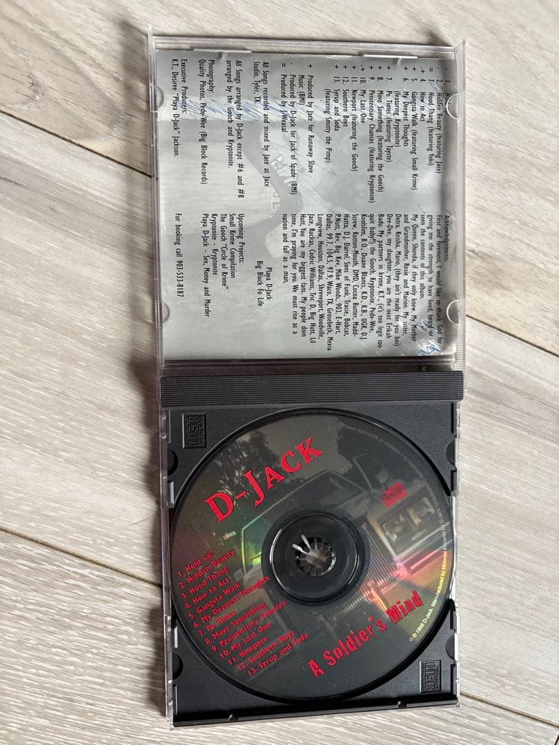洋楽 D-Jack A Soldier's Mind CD