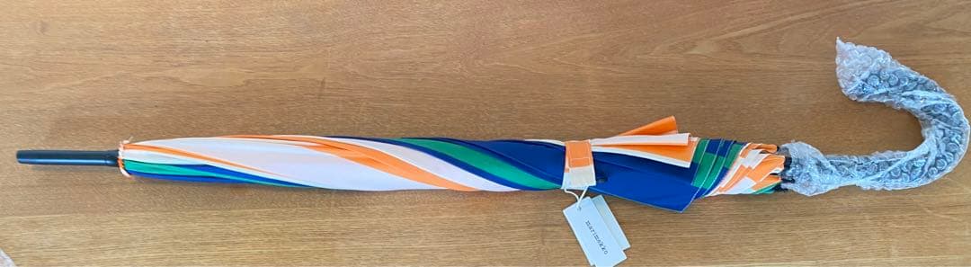 マリメッコ　長傘　ストライプ柄