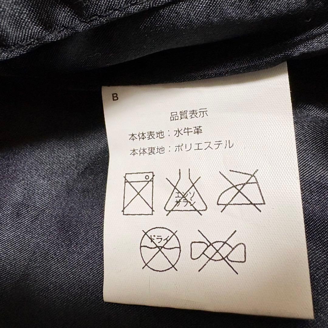 【タグ付き】MOTO FIELD 水牛革 ライダースジャケット L パッド入り