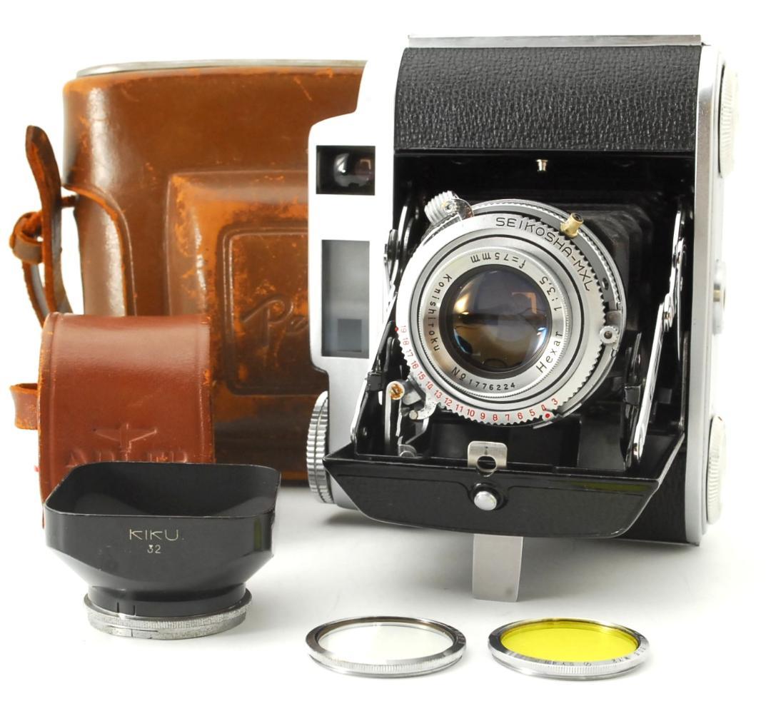 【整備品・美品】KONICA Pearl Ⅳ レンジファインダーフィルムカメラ