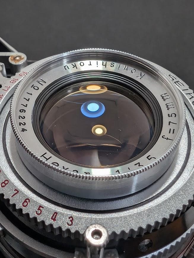 【整備品・美品】KONICA Pearl Ⅳ レンジファインダーフィルムカメラ