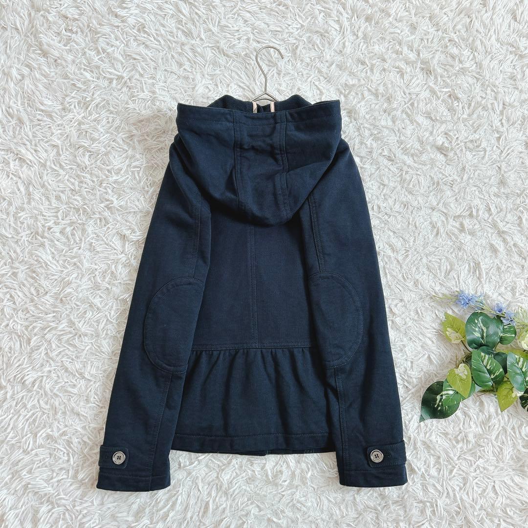 美品⁂バーバリー⁂フーデットブルゾン　メガチェック　ぺプラム　キッズ　レディース