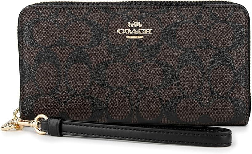 COACH コーチ 長財布 C4452 IMAA8 シグネチャー ブラウン