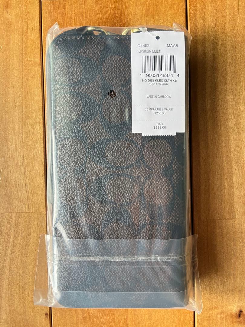 COACH コーチ 長財布 C4452 IMAA8 シグネチャー ブラウン