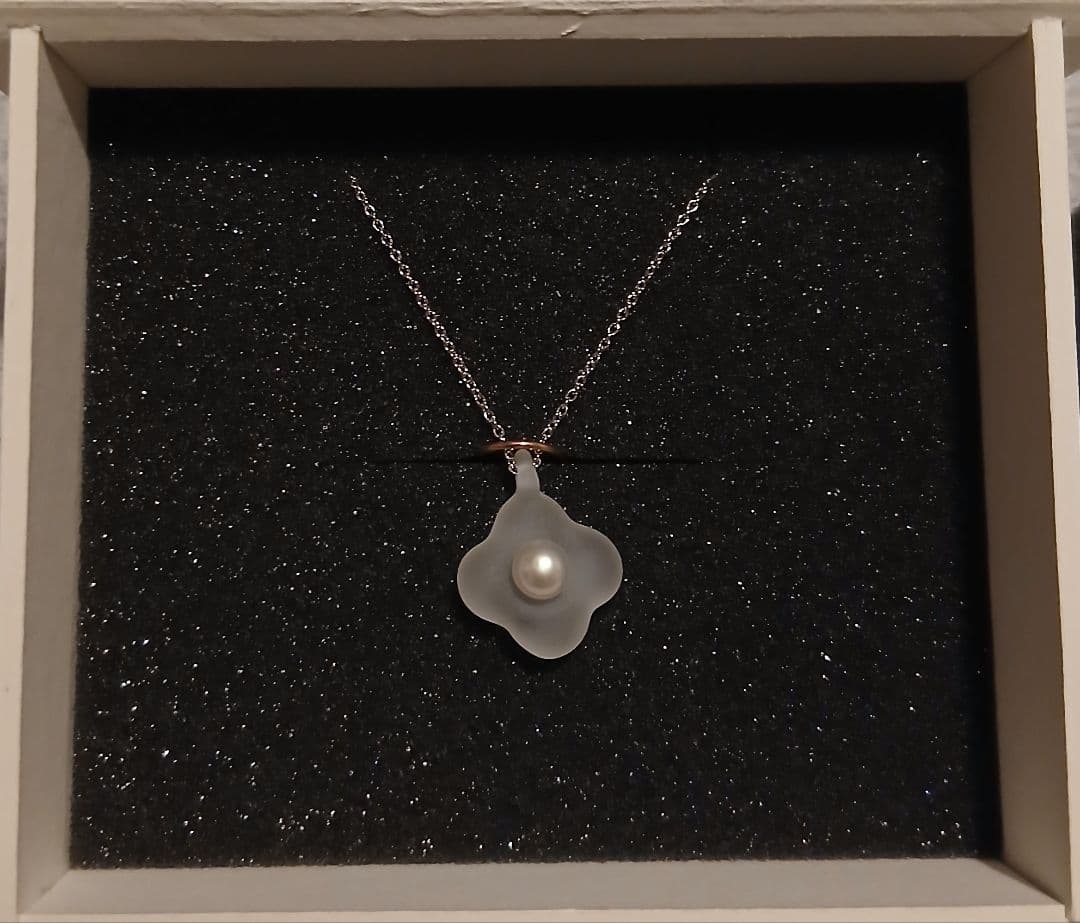 HARIO Lampwork Factory ペンダントHANA S フロスト