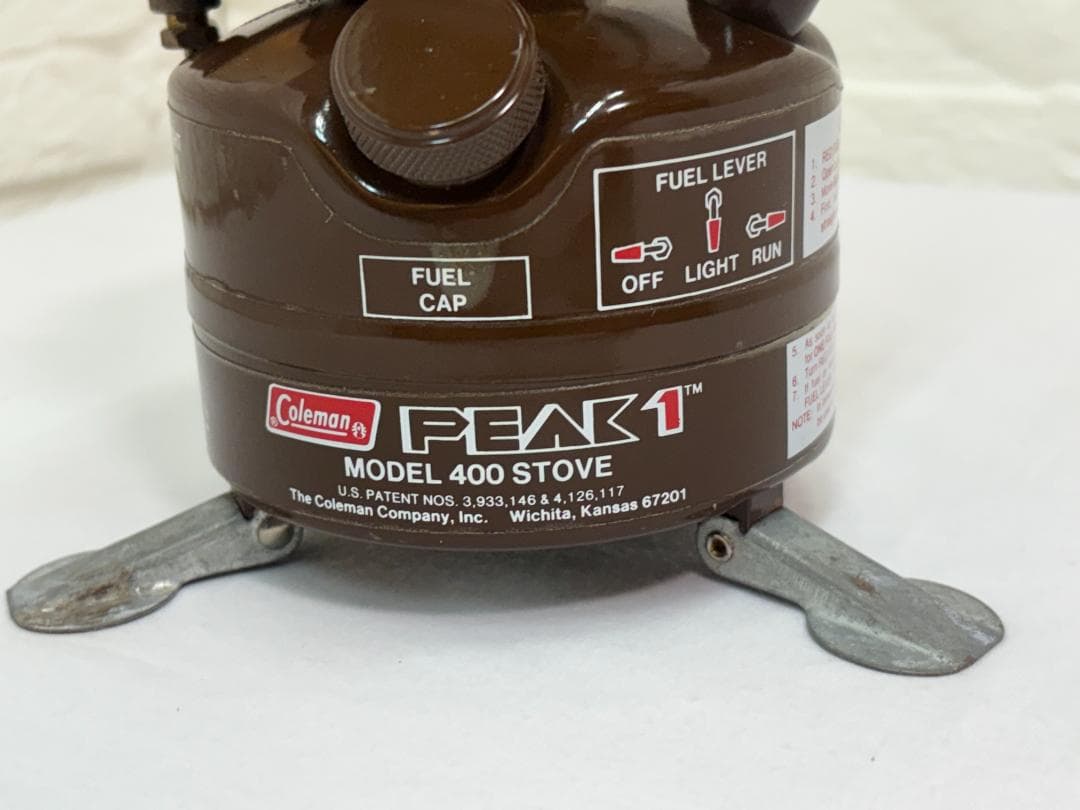 Y*5様 コールマン ピークワン 400 2レバー 81年5月 アルミケース付き