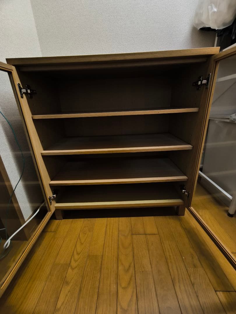 【無印良品】キャビネット、ガラス扉