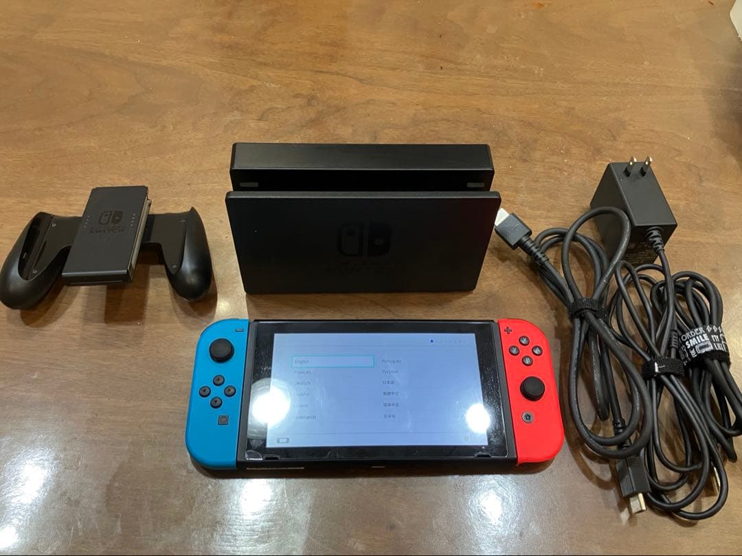 【匿名発送】 Nintendo Switch 本体 青/オレンジ