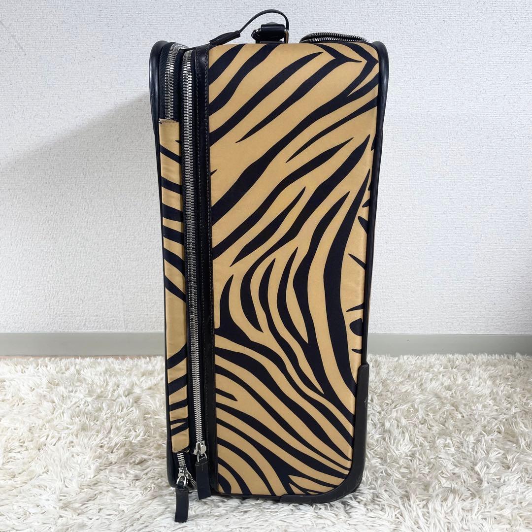 ✨美品 トゥミ 激レアキャリーケース アニマル柄 レザー 南京錠 大容量