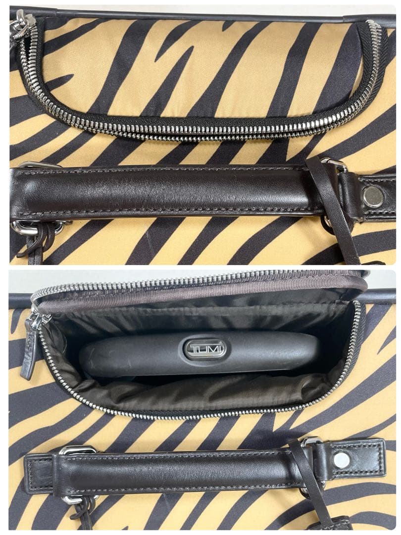 ✨美品 トゥミ 激レアキャリーケース アニマル柄 レザー 南京錠 大容量