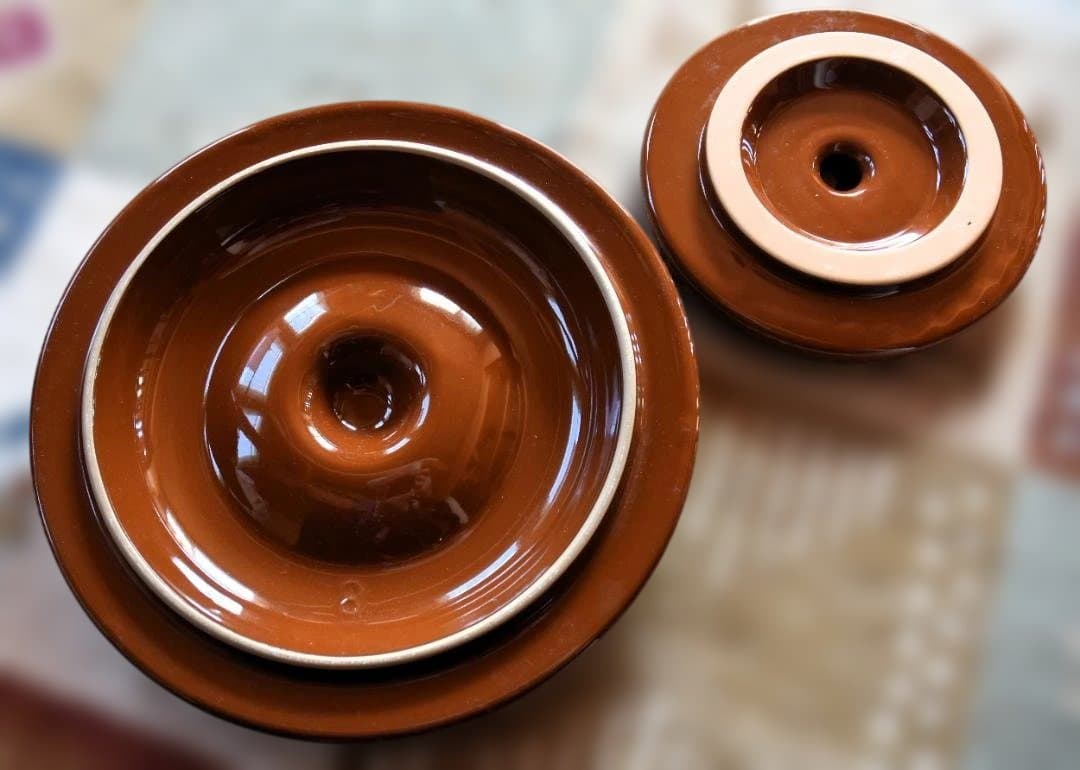 【新品未使用】久松窯 常滑焼のかめ　8号14.4L 蓋と重石付 希少品