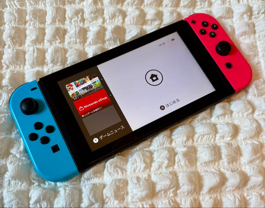 (美品)Nintendo Switch本体＋ジョイコン4本＋オマケセット