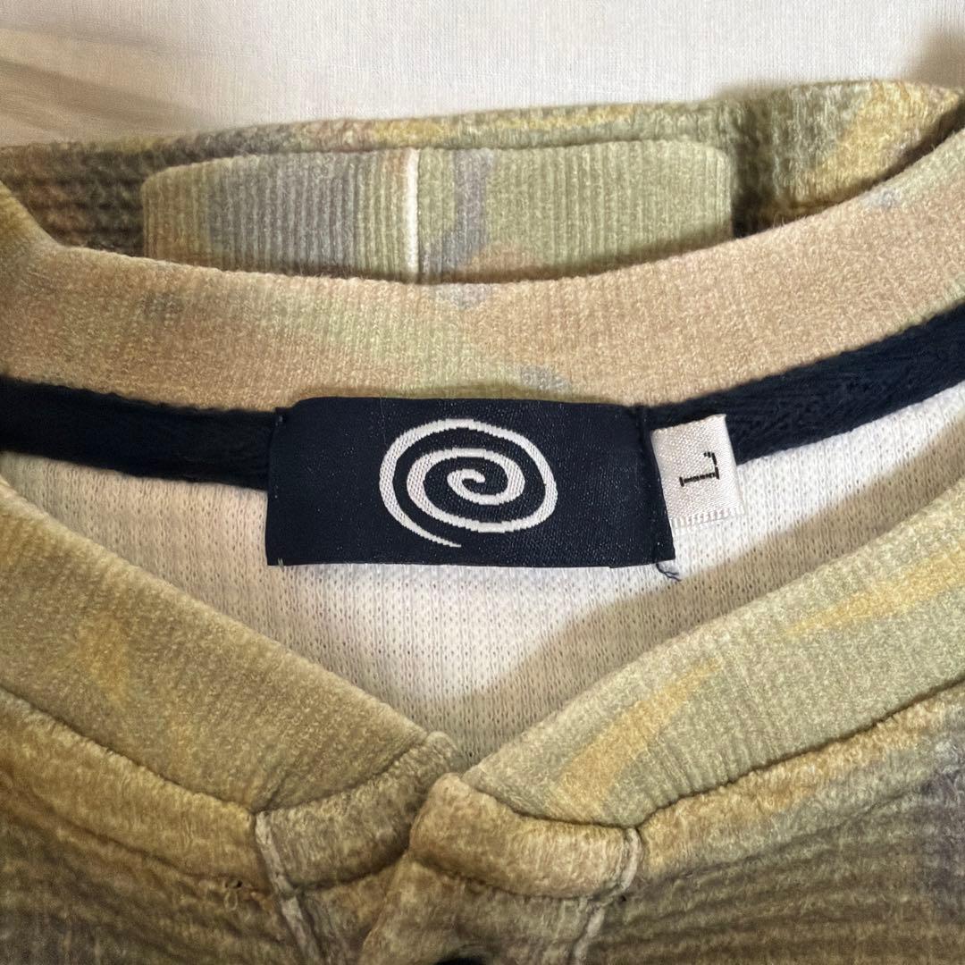 soonerorlater sol Waffle L/S Tee 迷彩サーマル