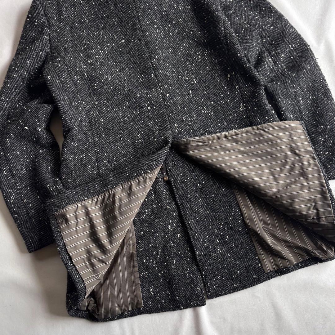 ジャケット・アウター LOUNGE LIZARD Thinsulate tweed half coat