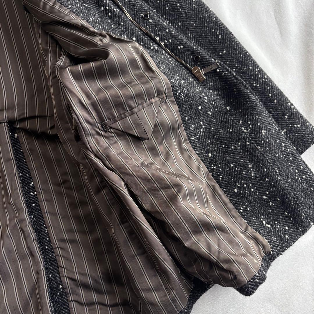 ジャケット・アウター LOUNGE LIZARD Thinsulate tweed half coat