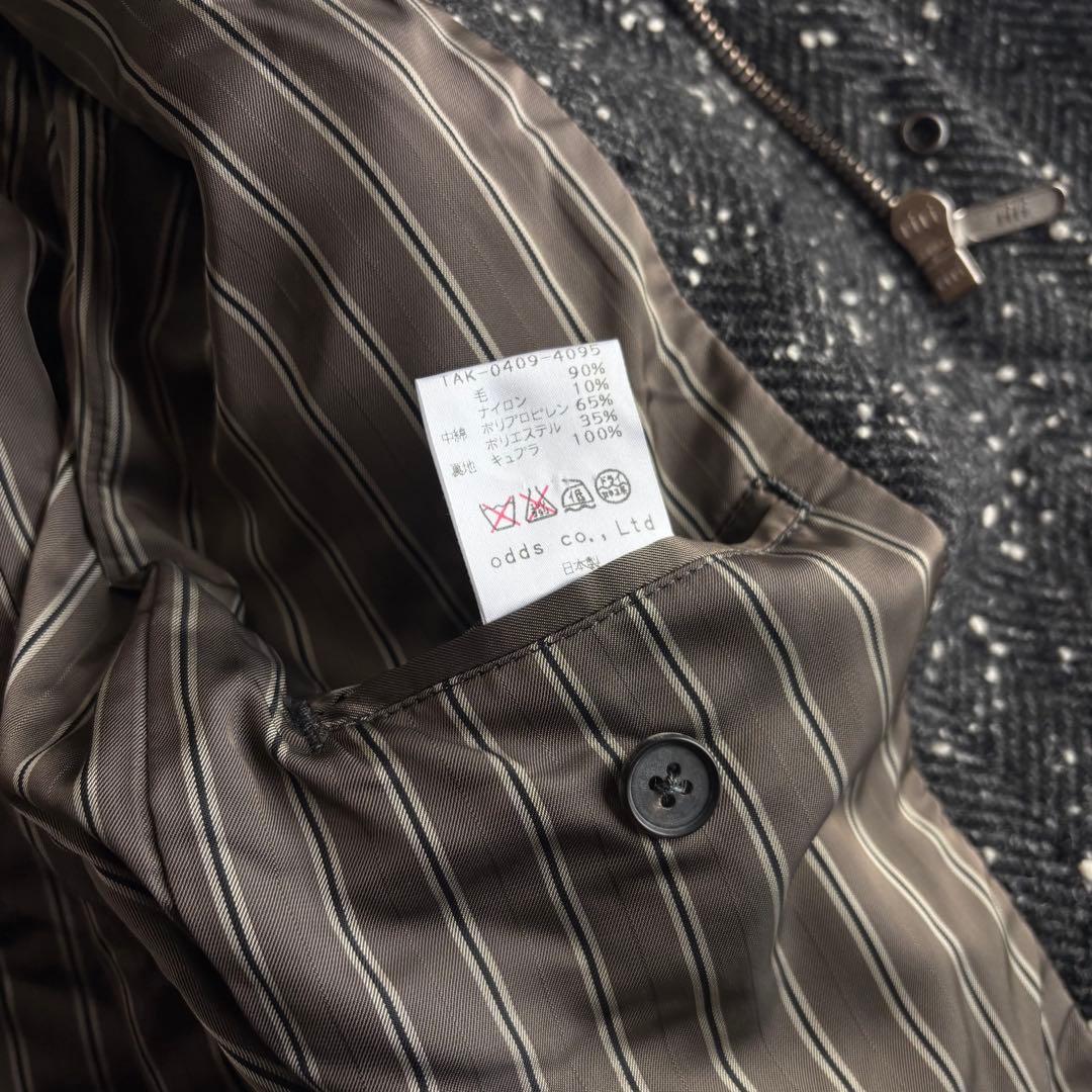 ジャケット・アウター LOUNGE LIZARD Thinsulate tweed half coat