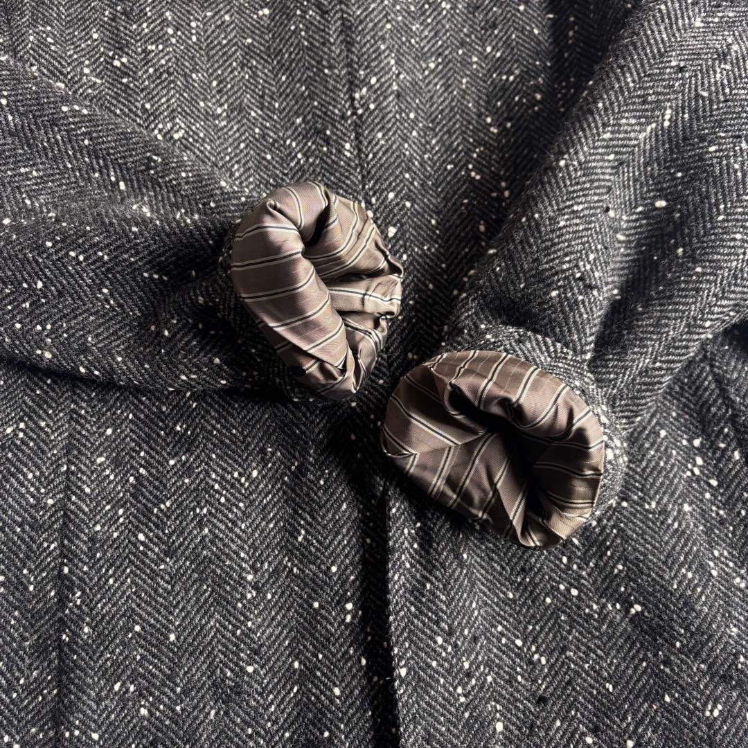 ジャケット・アウター LOUNGE LIZARD Thinsulate tweed half coat