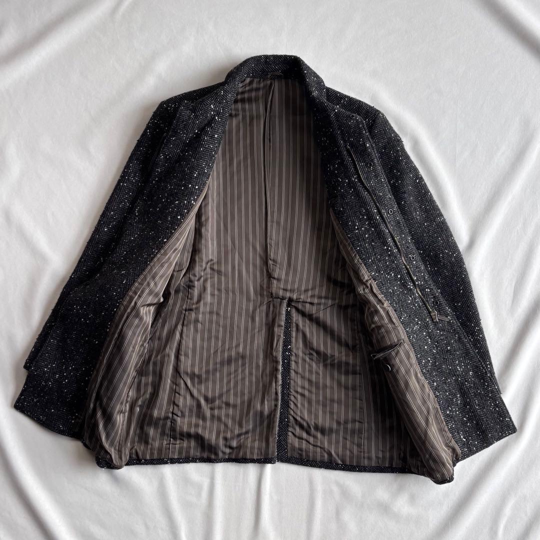 ジャケット・アウター LOUNGE LIZARD Thinsulate tweed half coat