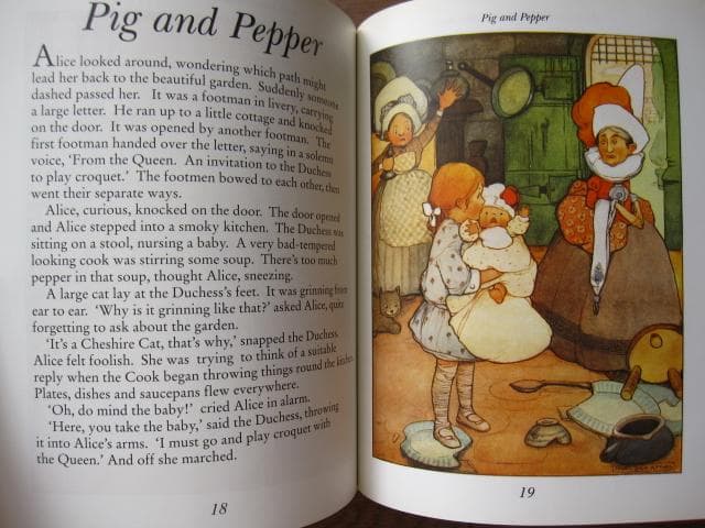 洋書 The ALICE IN WONDERLAND Picture Book