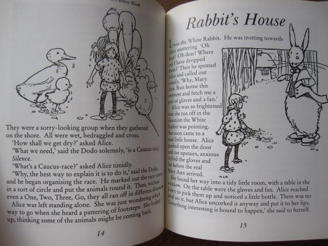 洋書 The ALICE IN WONDERLAND Picture Book