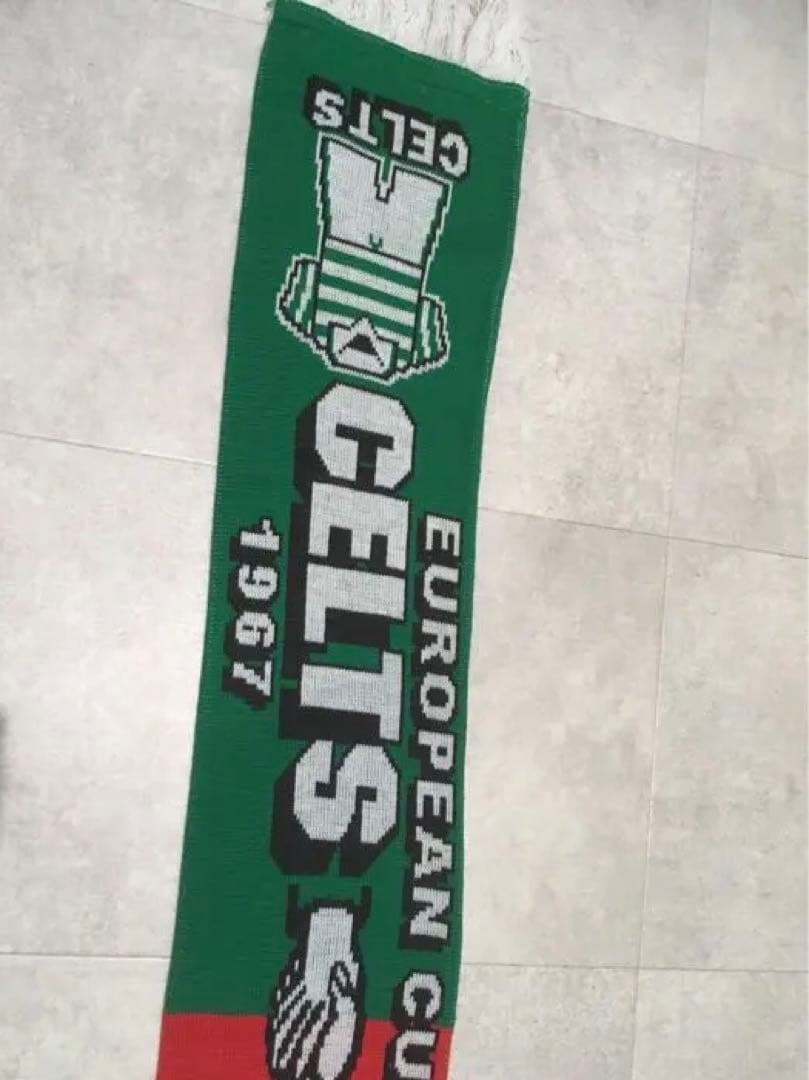 中村俊輔　チャンピオンズリーグ　セルティック対マンＵ　記念タオルマフラー