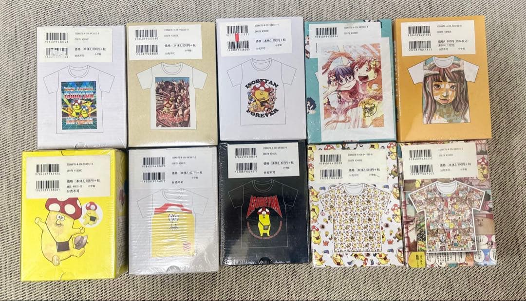 浅野いにお　超レア　Tシャツ付き限定版コンプリート　イソベやん他　新品未開封