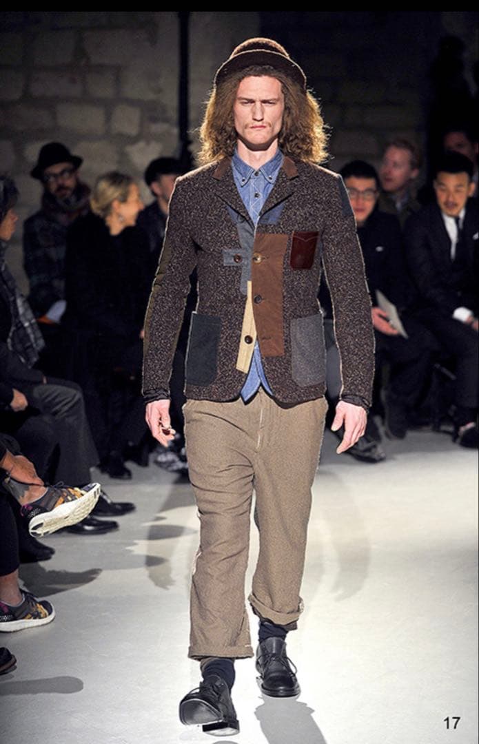 JUNYA WATANABE ジュンヤワタナベ　縮絨ウールパンツ