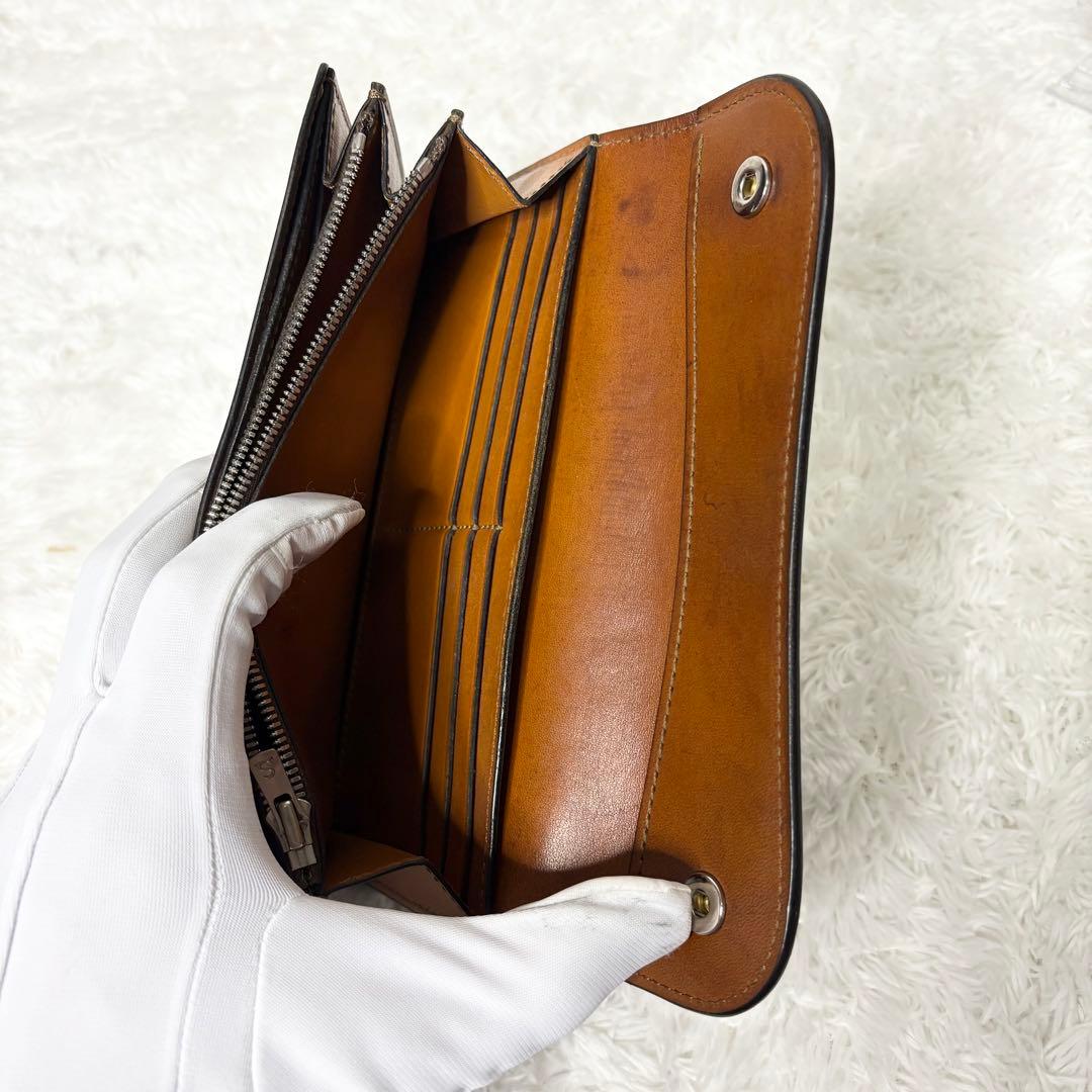 美品✨ワイルドスワンズWAVE ウェイブ フルグレインブライドル　財布