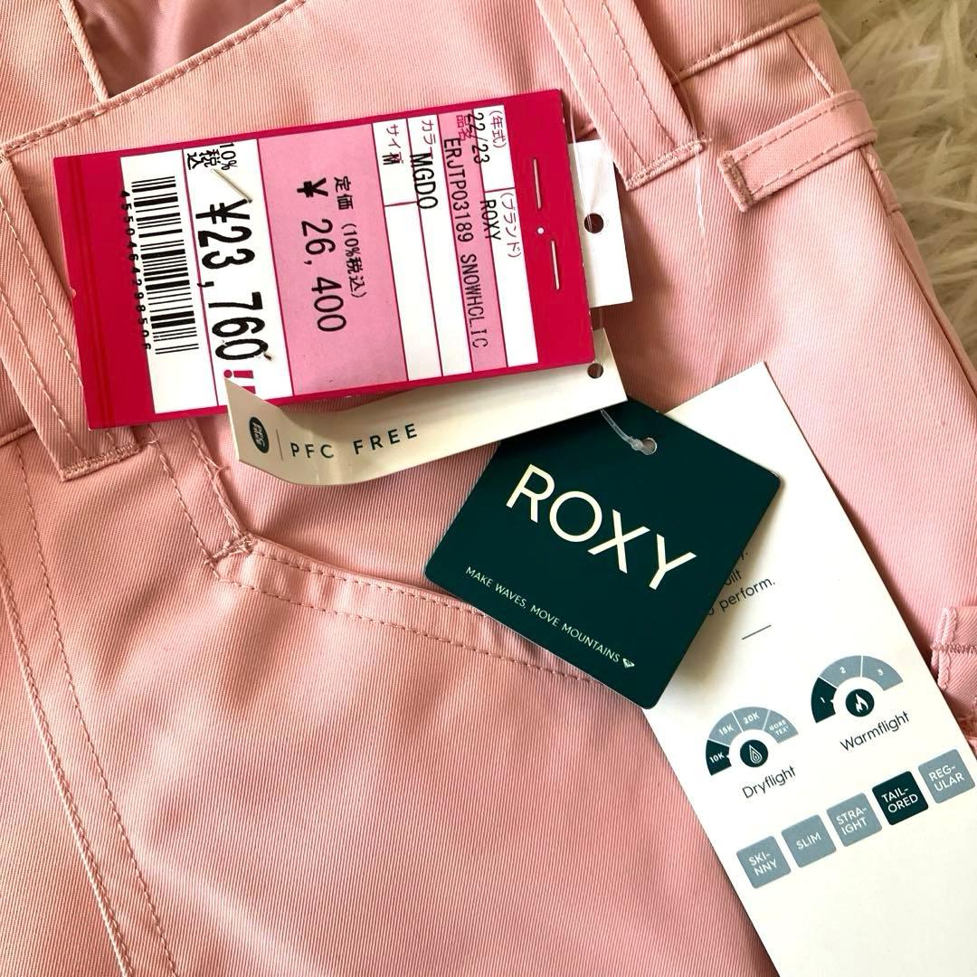 #8L✨新品✨ROXY✨スキーウェア パンツ レディースM ピンク