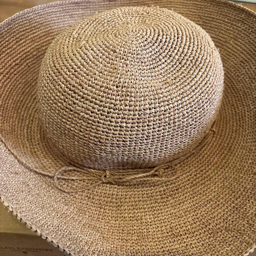 HELEN KAMINSKI ベージュ 麦わら帽子