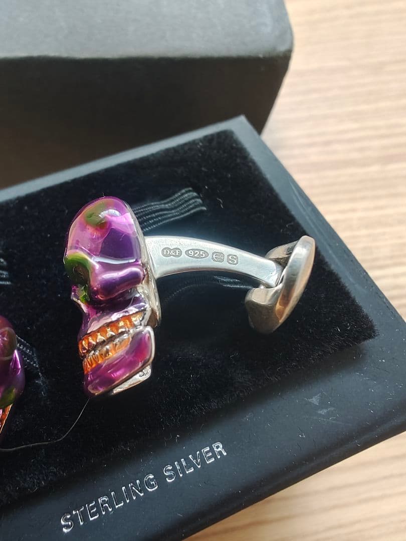 DEAKIN & FRANCIS スカル カフ リンクス 新品同様 激安価格