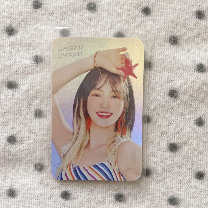 redvelvet day2 ホログラム トレカ ウェンディ