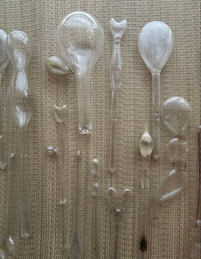 昭和レトロ ゴム風船型　吹きガラス ミッキー型　ネコ型　アヒル型　とろとろガラス