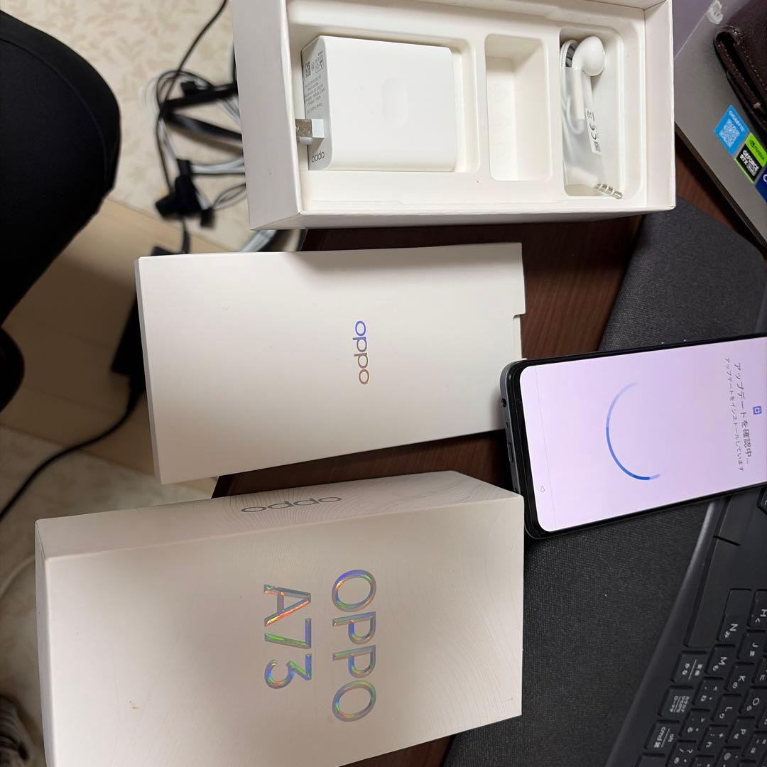OPPO A73ネイビーブルー